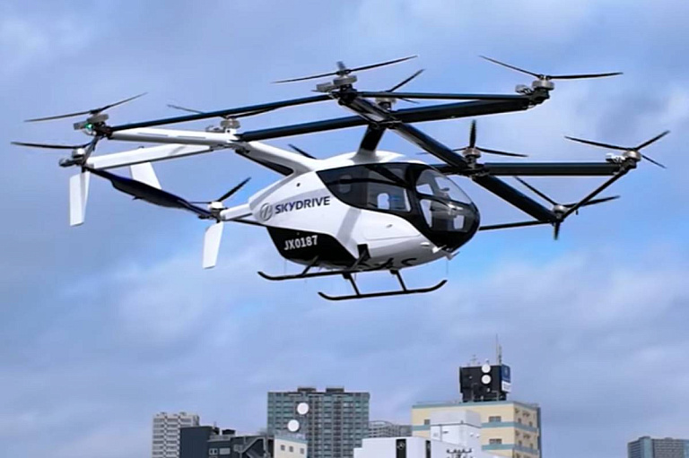 В Японии испытали первое летающее беспилотное такси